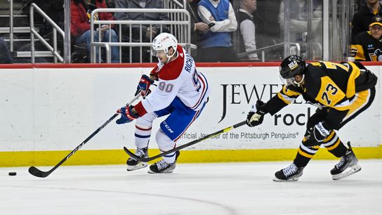 Freeze Frame: Unpleasant reminder why Joseph's been out of lineup taken at PPG Paints Arena (Penguins)